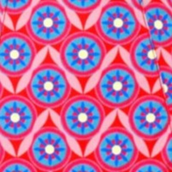 Swimsuit Pink & Blue Geo Print Bombshell Bottom Only Small - Picture 3 of 7